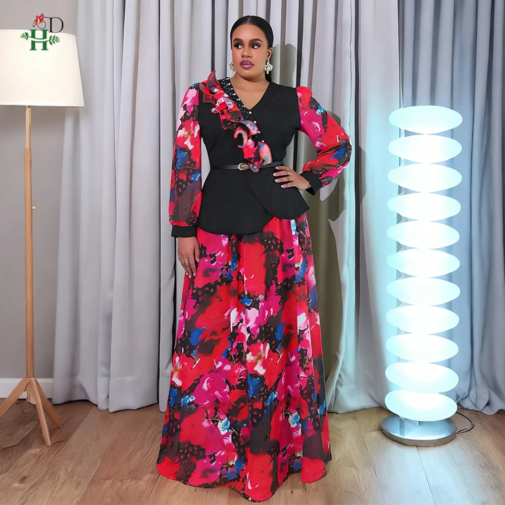 プラスサイズの女性用アフリカ風パーティードレス、2026年新作ファッション、アンカラウェディングドレス、エレガントなトルコ風マキシドレス