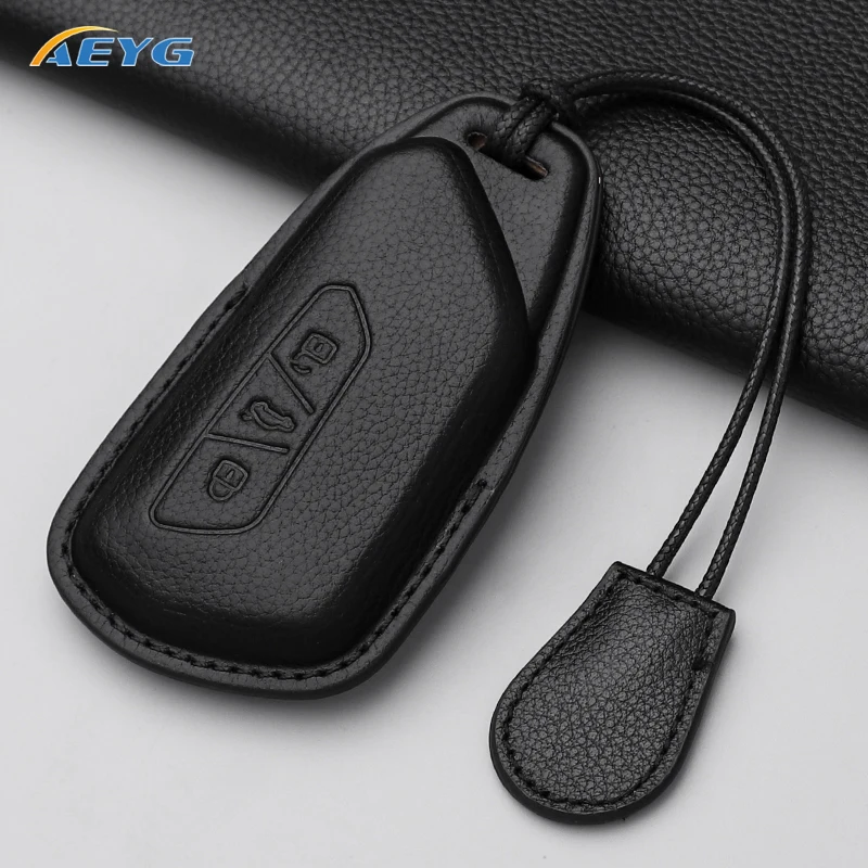 Leather Car Key Case Cover For VW Volkseagen Golf 8 MK8 ID.3 ID.4 Cupra Skoda Octavia A8 SEAT Leon MK4 2021 Formentor Tarraco