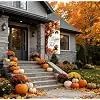 Fall Garden Flag for Outside Pumpkin with Thanksgiving Halloween 12x18 Inch jjp
