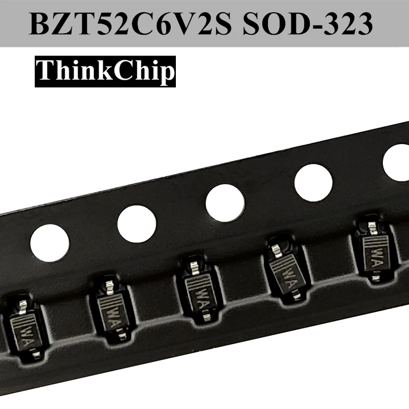 

(100pcs) BZT52C6V2 SOD-123 SMD 1206 voltage stabilized diode 6.2V SOD123(Marking WA)