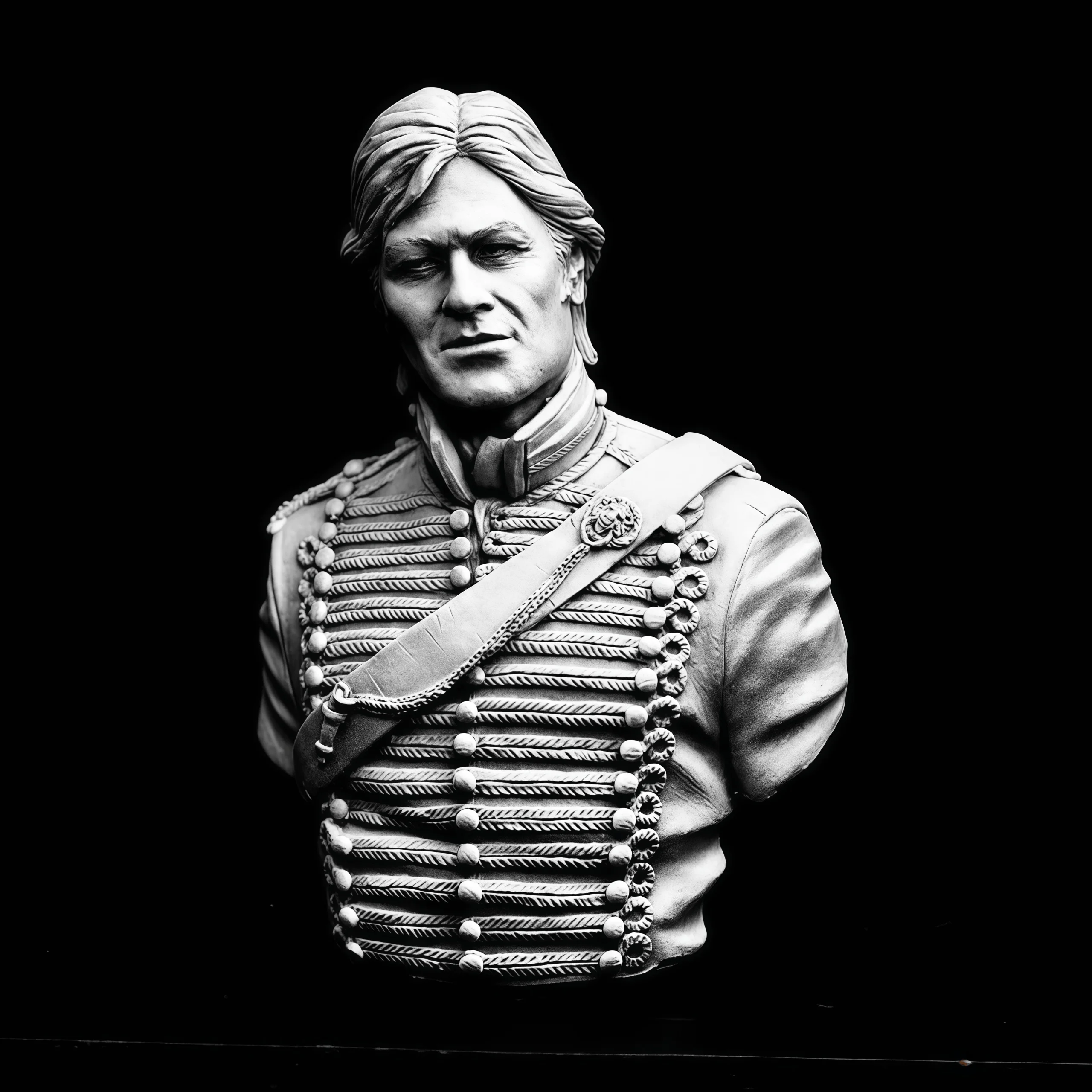 

1/10 Casting Resin Model Assembly Kit, Resin Historical Figure Bust, Unpainted, Requires Assembly