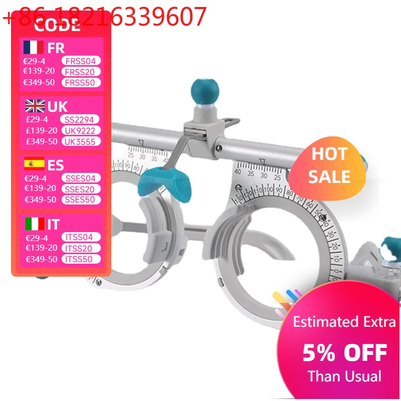 Adjustable Frame Universal Optical Instrument International Test Frame 5 Card Slot Ophthalmic Test Frame