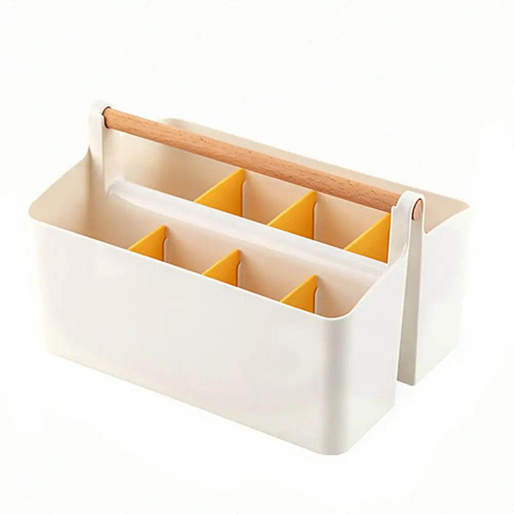 Aufbewahrung sbox Stift halter Fächer Design Desktop Briefpapier Organizer mit Griff für zu Hause