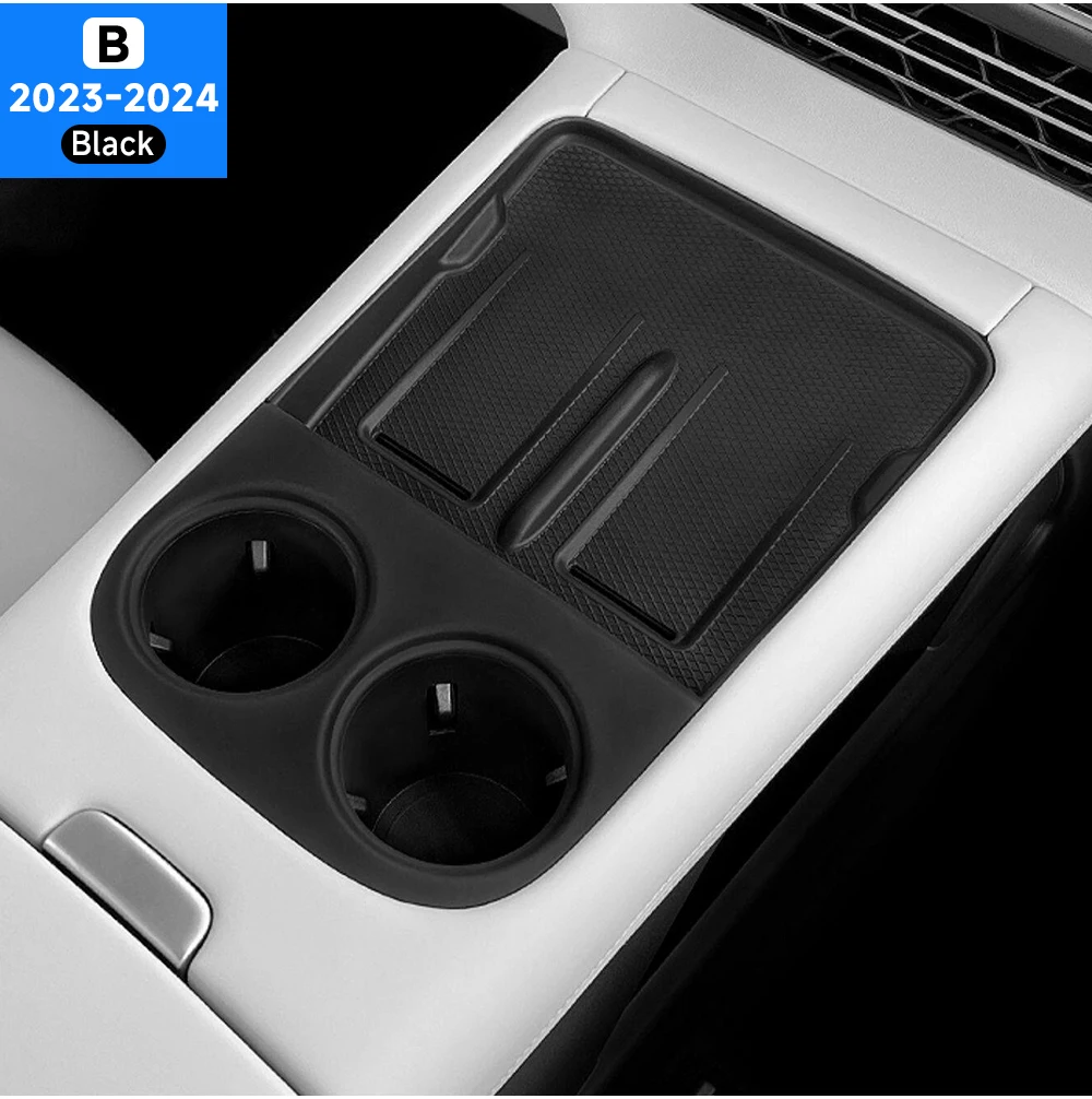 Für Xpeng G6 2023 2024 2025 2026 Auto Kabelloses Lade-Silikonpad Mittelkonsole Getränkehalter-Schutzmatte Schutz-Innenausstattung – Detail 16