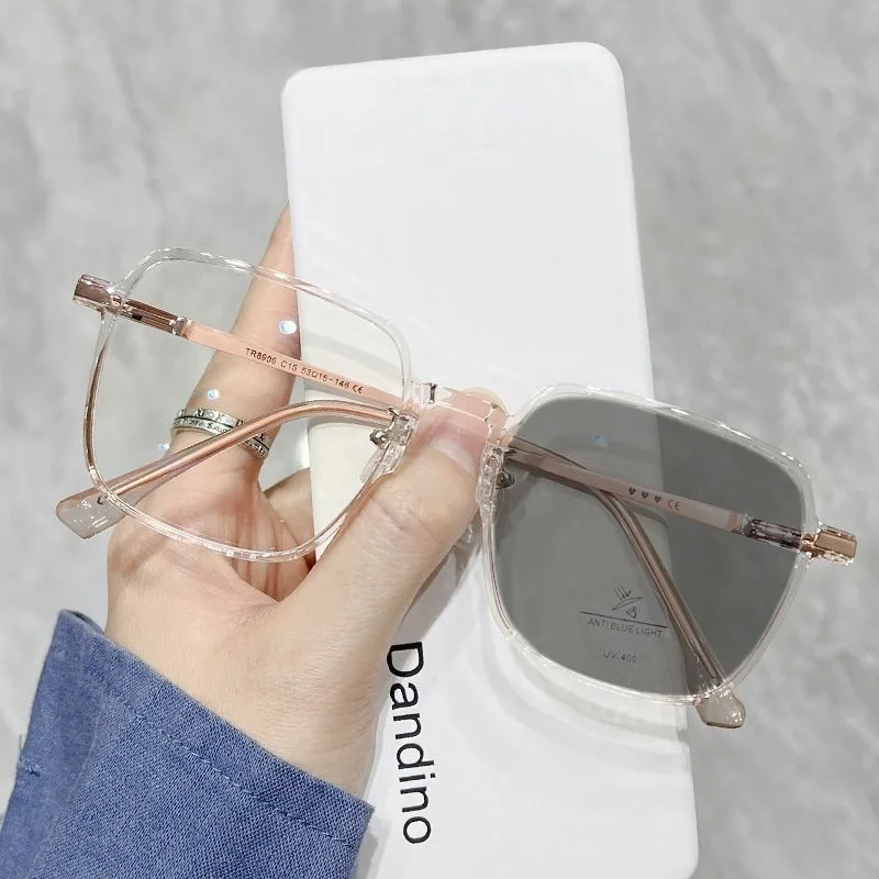 3-in-1 photochrome Lesebrille, progressive multifokale, abgestufte Brille +1,0 bis +4,0, für Damen und Herren, Anti-UV-Farbtöne – Detail 2