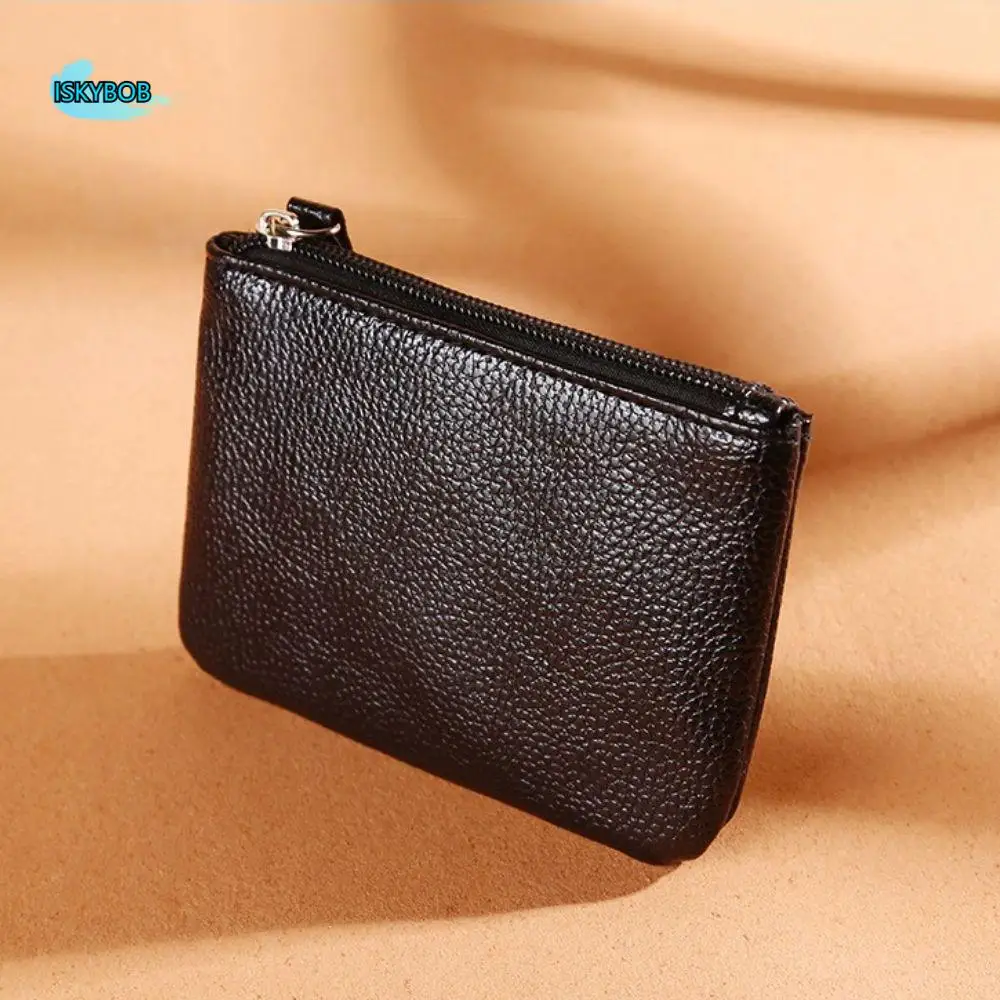 

Simple Fashion Business Coin Purse PU Leather High Quality Purse Pouch Women Men Wallet Money Clutch ID Card Case