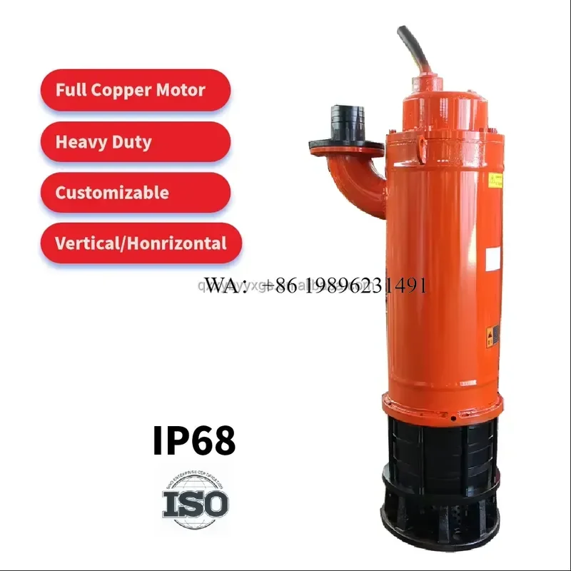 Wmwmnu for Industrial High Flow Submersible Centrifugal Multistage Pump Mining Industry High Head High Pressure AC