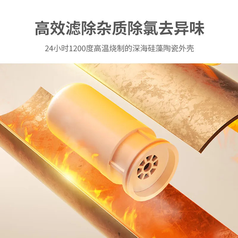 Household Faucet Water Filter, Anti-Scale & Chlorine Removal Tap Water Purifier, Kitchen Universal Direct Drinking Filter