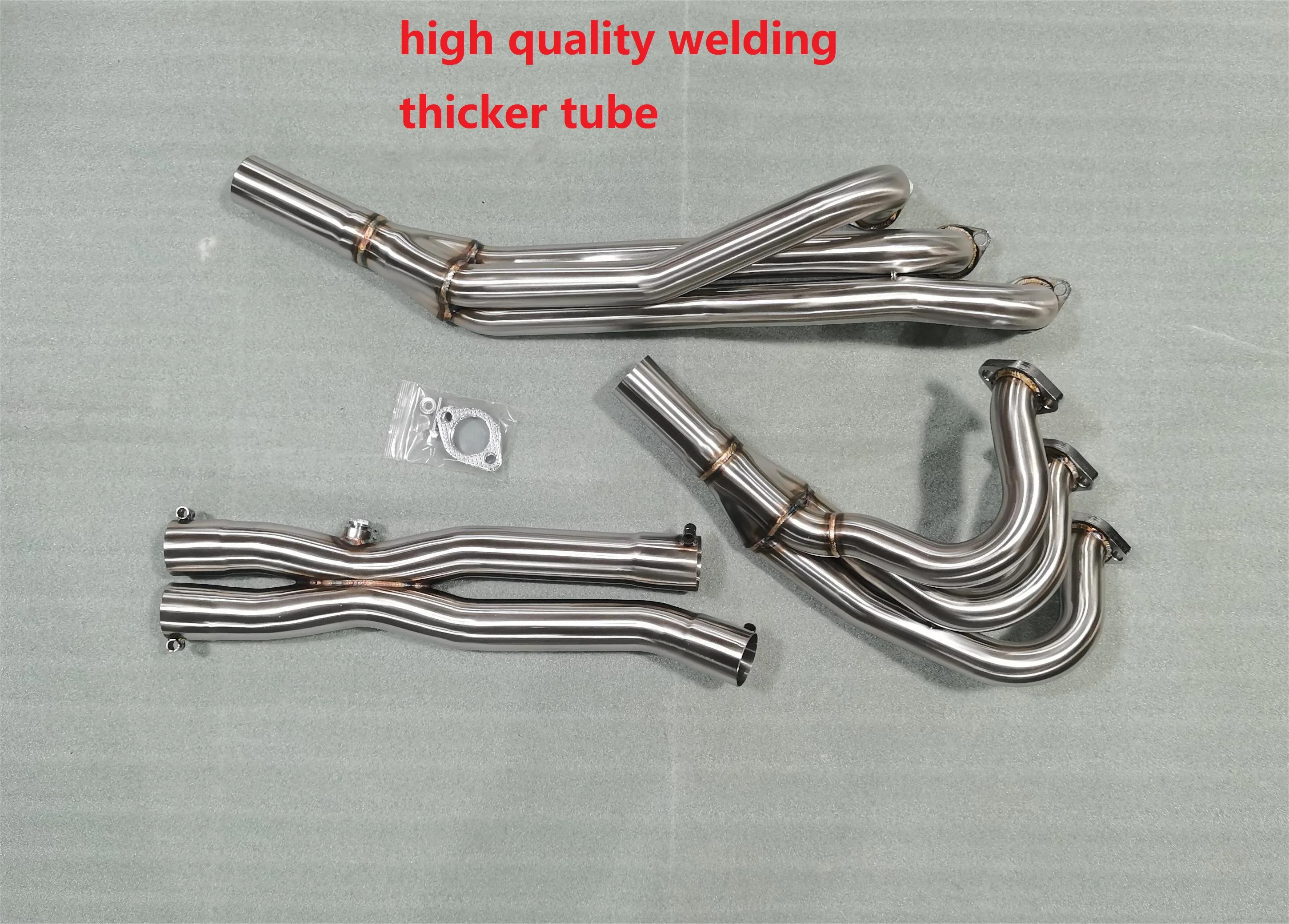 Stainless Steel Exhaust Pipe Manifold Header Y Pipe for BMW E30 3-series 325 2.5L 2.7L L6