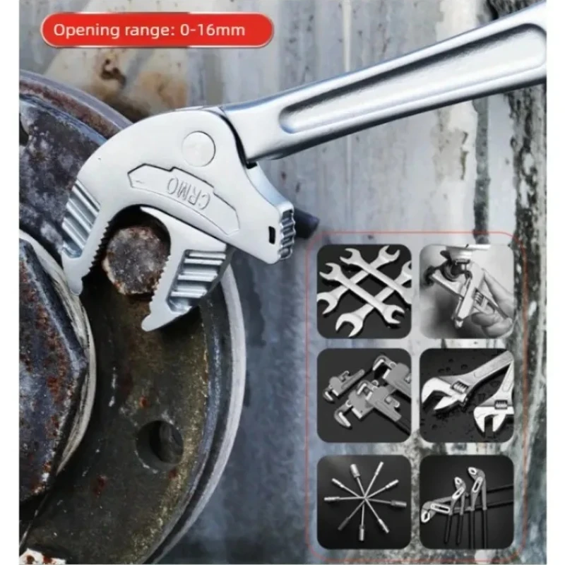 

Universal Crab Claw Pliers Wrench Quick Adjusting Ratcheting Wide Mouth Automatic Locking Tool for Plumbing Automotive Hand Tool
