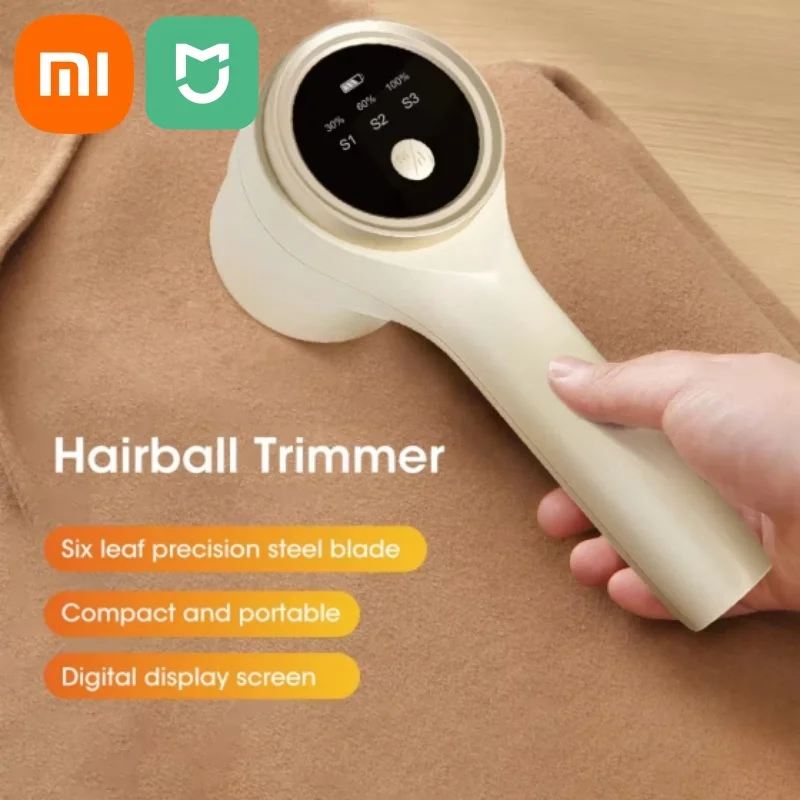 

Xiaomi Lint Remover for Clothing Pellet Fluff Remover Rechargeable Portable Fabric HairBall Shaver Removes Lint from Clothes