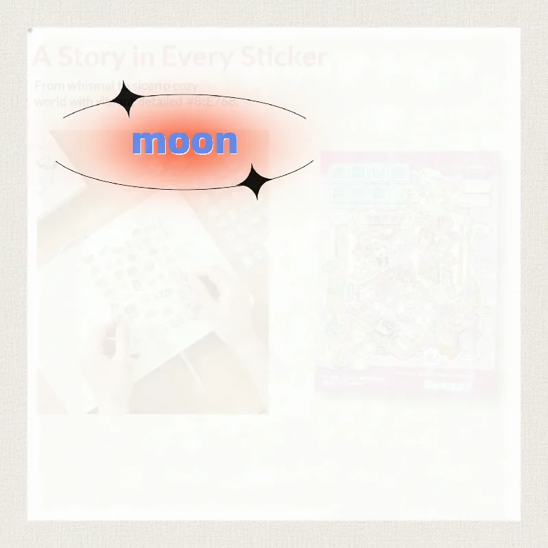 New Cute Cartoon 3D Scene Building Sticker Book PET Waterproof Stickers For DIY Journal Scrapbook Decor Craft Toys