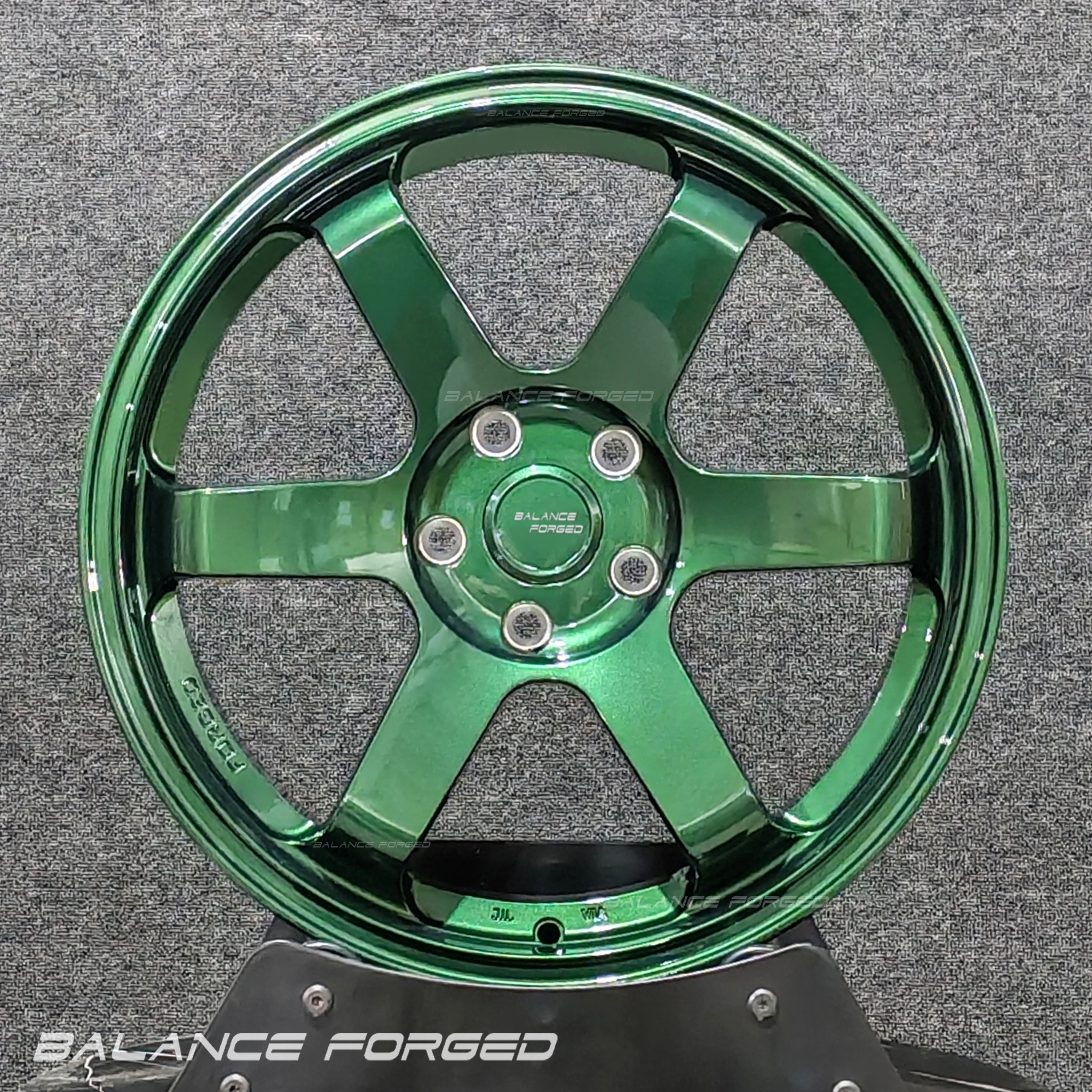 Volk Racing Green 5x100 5x112 5x120 5x114 3 TE37 SL SAGA 17 18 19 Inch for Brz GR86 FK8 S2000  Camry