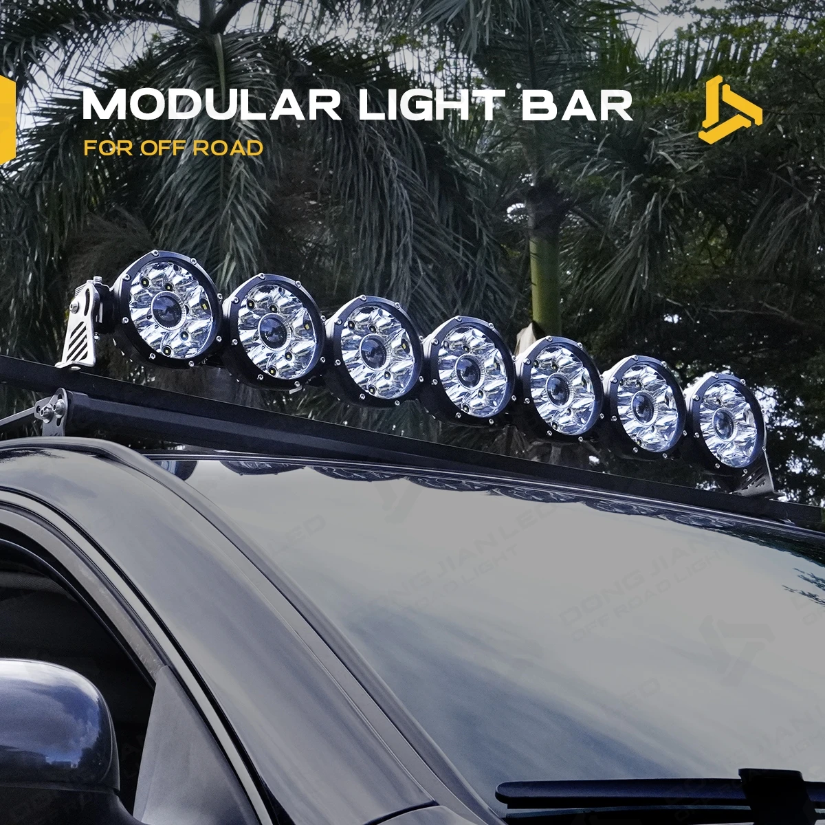 42 Inch Modular Linkable Laser LED Pod Roof Spot Driving Light Bar For Gladiator NP300 D-Max Triton Pickup Car UTV Off-road 4X4