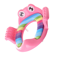 Pattern Toddler Toilet Training Seat Baby Potty Seat Kids Toilet Trainer Ring (Pink) Baby Toilet Training Seat