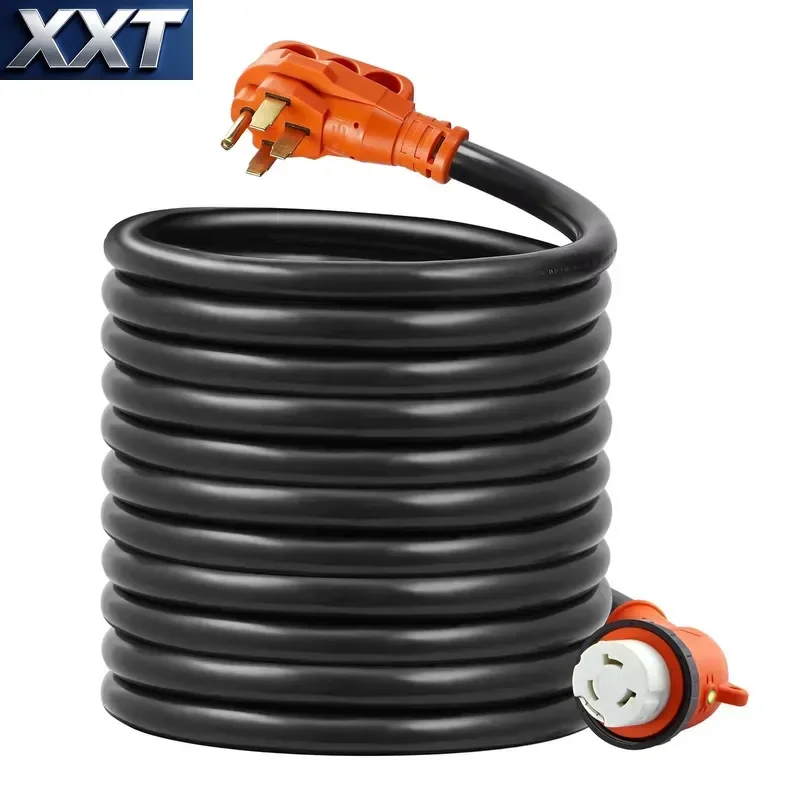XXT NEMA 14-50P/ NEMA SS2-50RETL Listed 30 ft RV Power Generator Cord 50A Electrical System Accessory
