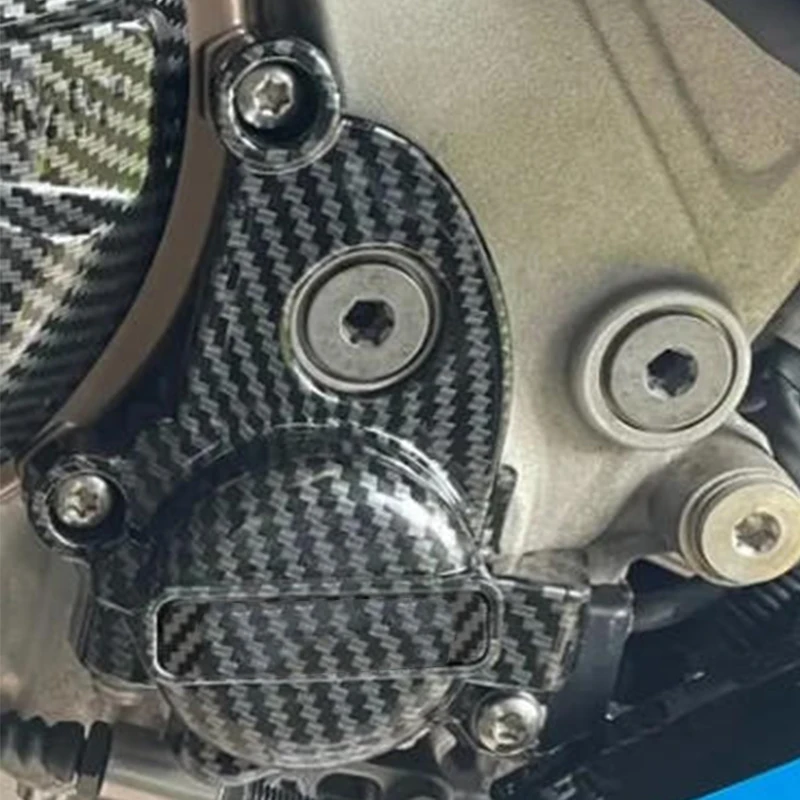 

Motorcycle Carbon Fiber Engine Cover Protection Cover pulse cover For BMW S1000RR 2019-2024 S1000R 2021-2024 S1000XR 2020-2024