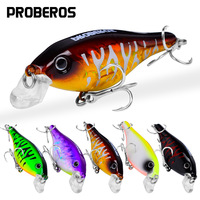 PROBEROS 1pc Simulation Floating Crankbait Fishing Lure, 11.5g Bionic Artificial Wobbler Bait, Fishing Accessories For Bass Pike