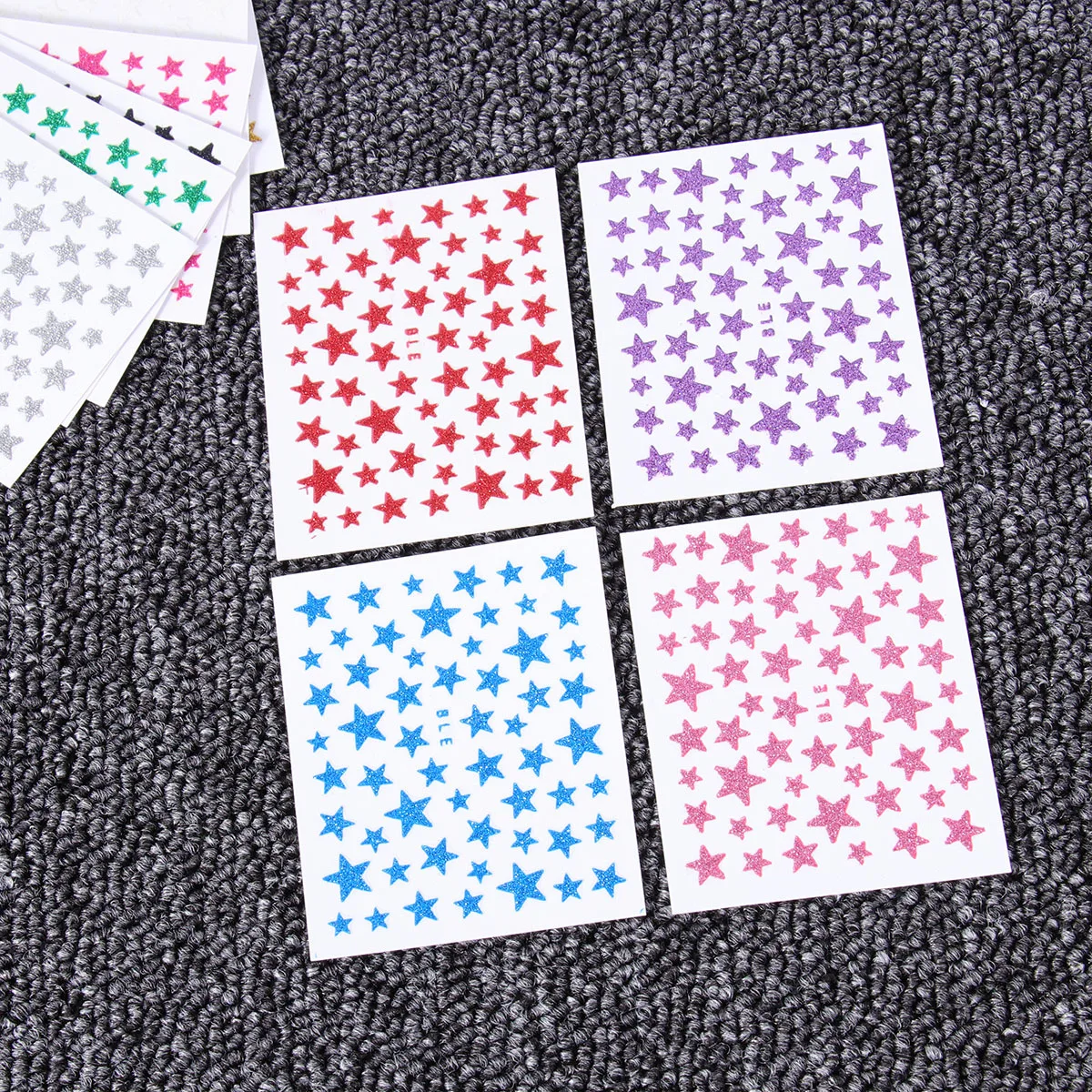 

Art Stickers Glitter Women Nail Decal Star Design Self-Adhesive Decals For Women Manicure Decoration Nail Decor