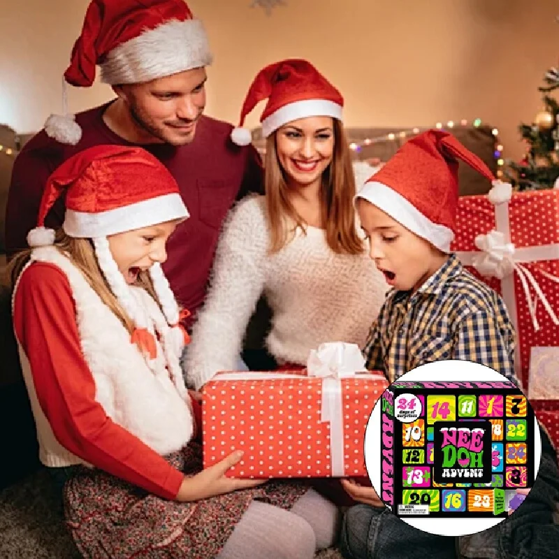 Adventskalender 2025, 24 Tage Überraschung, sensorisches Zappelspielzeug, Weihnachts-Countdown-Box mit zufälligem Bestes Geschenk, zufällige Blindbox