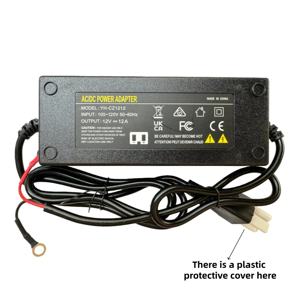 

Адаптер-преобразователь питания 100-240В в 12В постоянного тока для дизельных воздушных отопителей 3 кВт / 5 кВт / 8 кВт, кабель питания, адаптер переменного тока