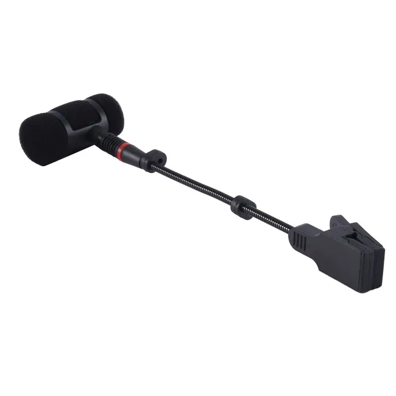 ABKQ-2X Saxophone Microphone Holder For Wind Instrument Mic Mount Durable Stand Microphone Mini Shock Mount Holder