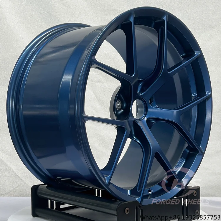 5X112 5X120 5X130 Deep Concave Matte Blue Racing Sport Car Forged Rims Wheels for M2 M3 M4 M5 E39 G30  718  GT4