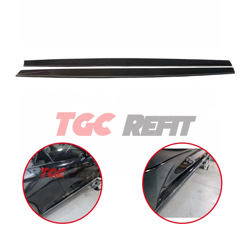 

Carbon Fiber MP Style Side Skirts Body Kits BMW M3 F80 M4 F82 F83 Side Skirts Apron Body Kit Car Styling Extenstions Lip