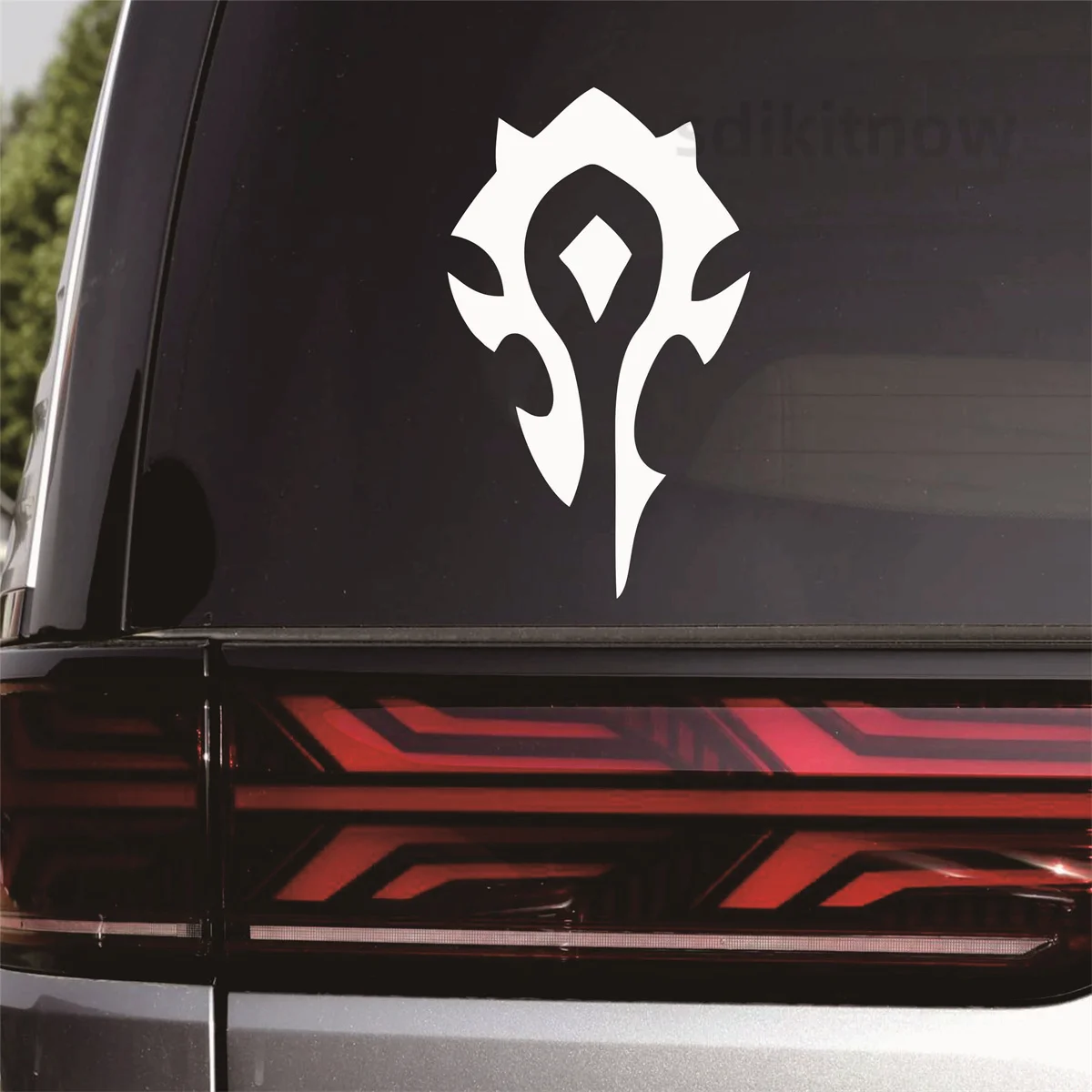 1pc WOW For the Horde World of Warcraft Sticker Car sticker decal Window BODY Accessories Auto decoration  Lok Tar'Ogar！