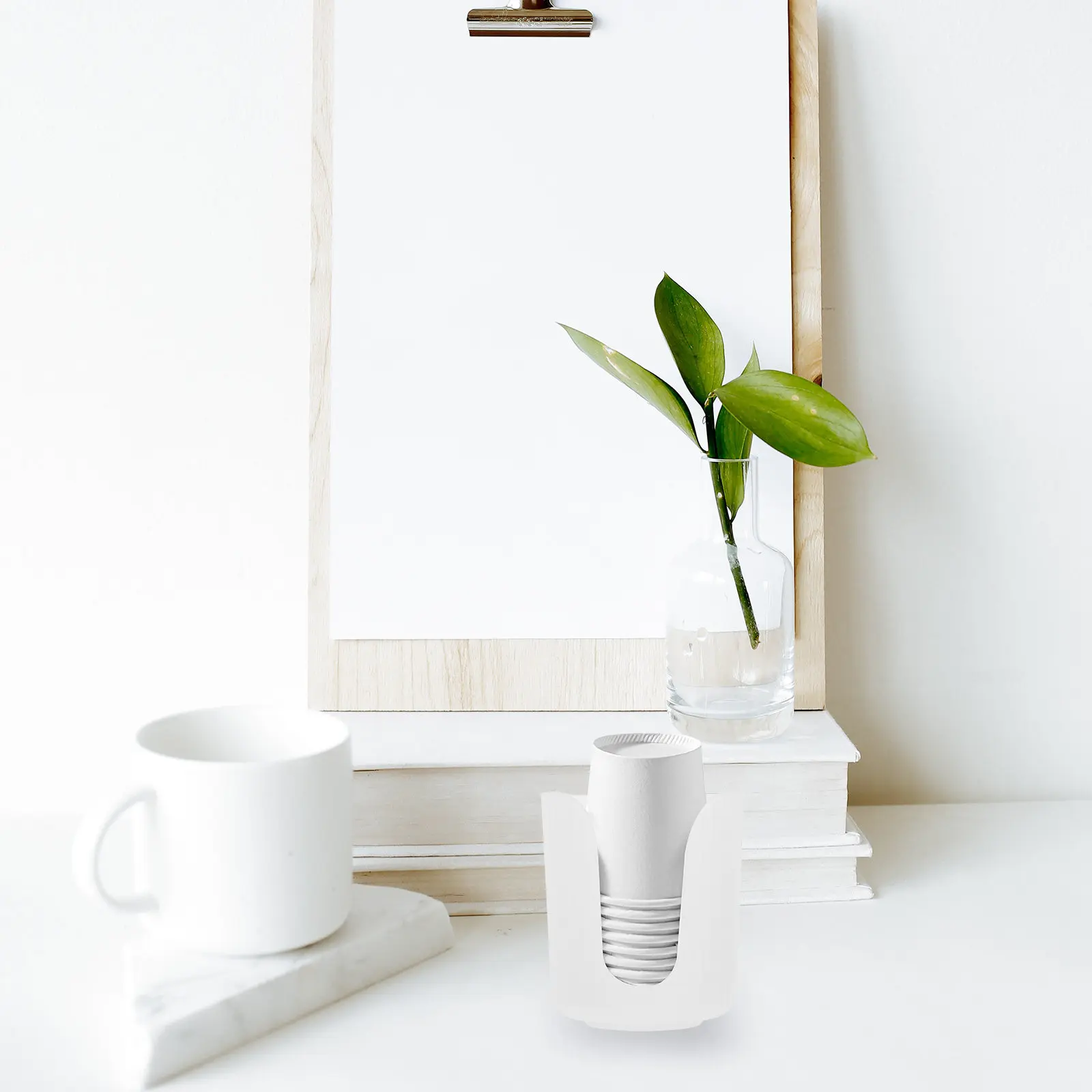 Paper Cup Dispenser Upright Container Simple Appearance Easy to Match Any Decoration Style Home Use Paper Cup Holder