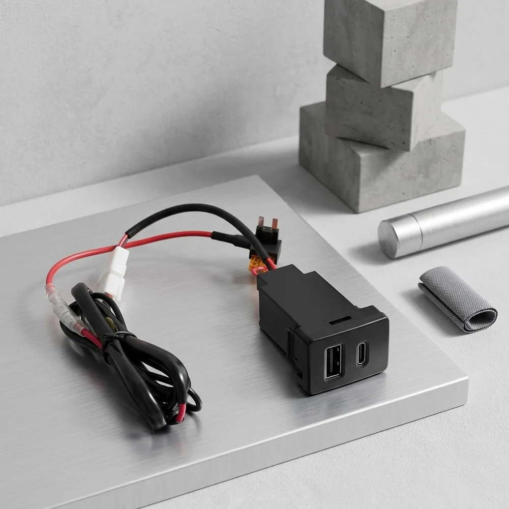 L200 Power Socket Dual USB Adapter For Daily Commuting Automotive Environment Use Reliable Long Term Performance