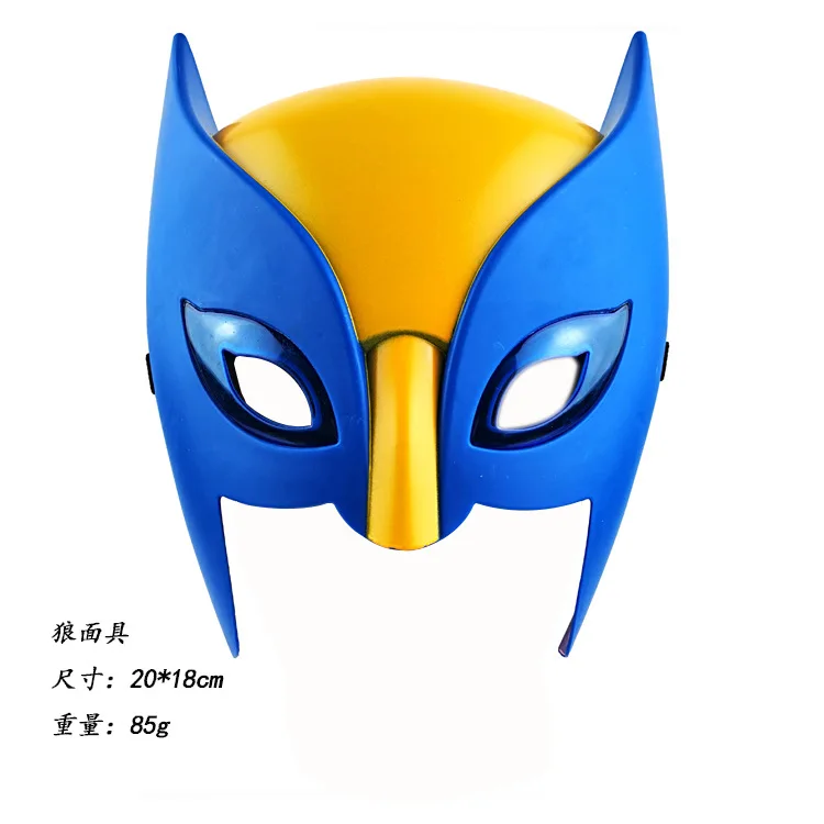 Marvels Wolverine Wolf Claws Mask Cape Anime Action Figures Cat Talon Facepiece Cloak Kids Cosplay Classic Toys Children Gift