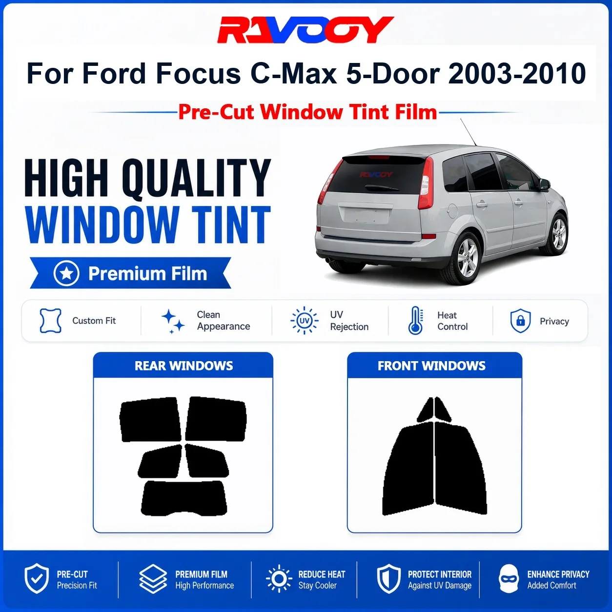 premium-pre-cut-window-tint-for-ford-focus-c-max-5-door-2003-2010-front-rear-windows-uv-heat-rejection-privacy-film