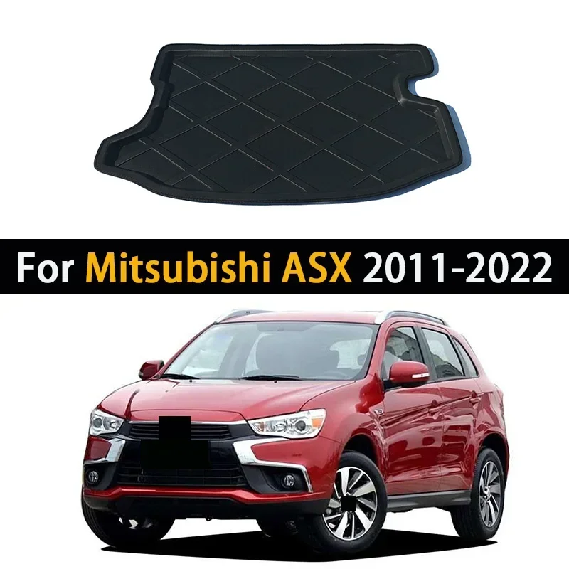 

Car Rear Trunk Mat For Mitsubishi ASX RVR XB 2011-2022 2012 Luggage Tray Protector Waterproof Boot Floor Cargo Covers Accessorie