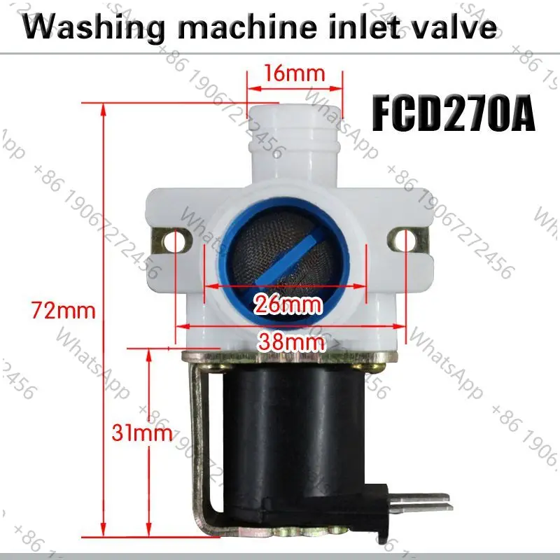 Suitable for various brands of automatic washing machine inlet valve solenoid valve FCD-270A parts