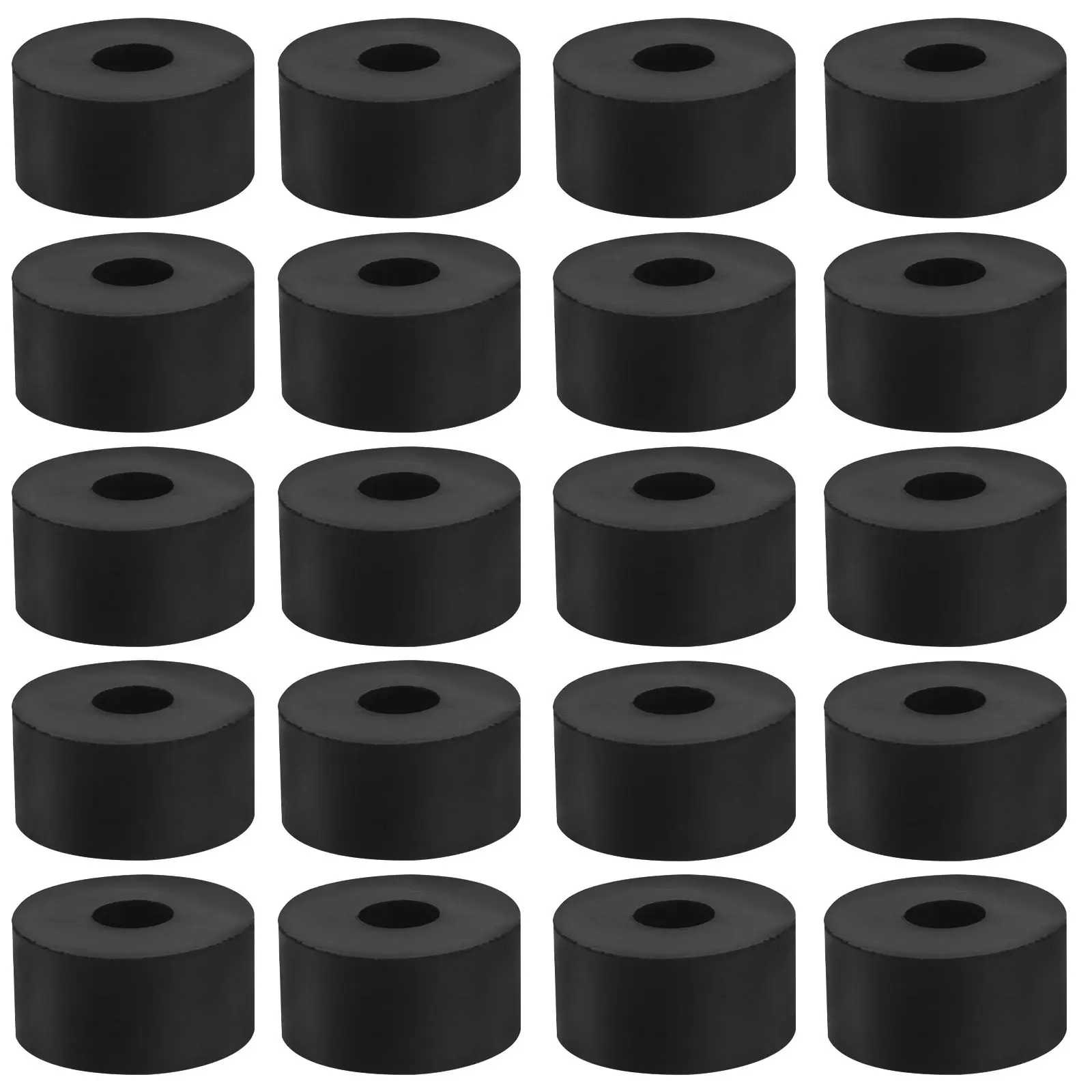 

20PCS Shockproof Durable Plant Cushion Black Small Round Tray Flowerpot Tray for Flowerpots Gardening Accessories