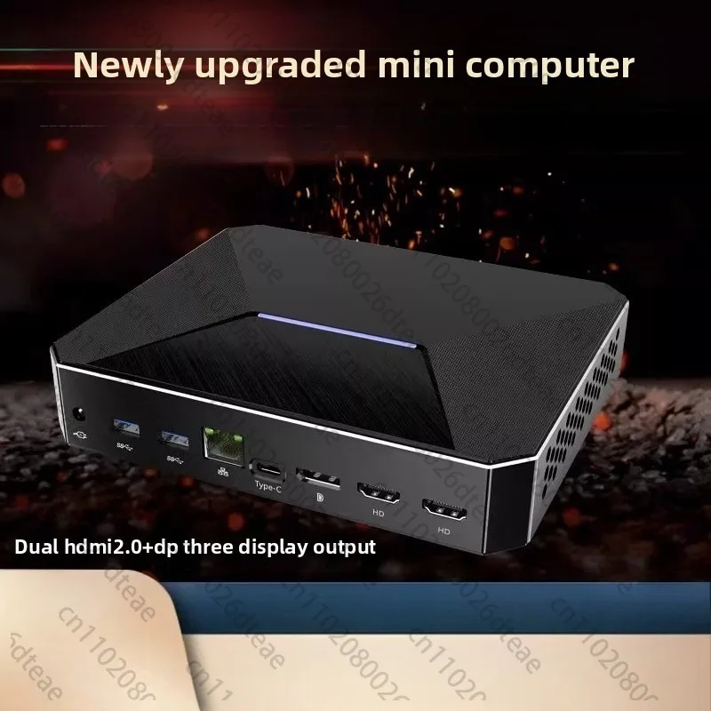 Mini PC Tower with 8th Gen i7 Processor for Entertainment, Gaming, Home Office, and Multi-Interface Functionality
