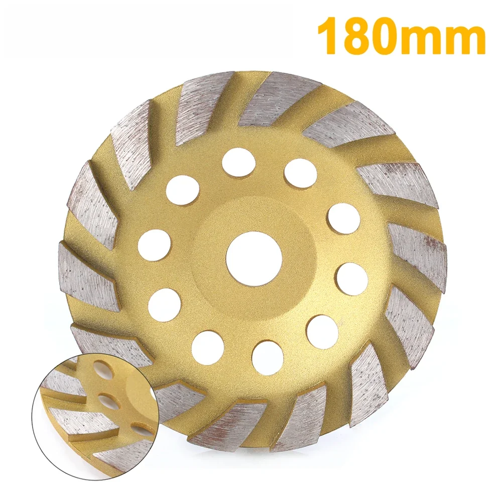 

180mm Concrete Turbo Diamond Grinding Cup Wheel 7/8 Inch Bore 16 Segs Turbo Row Polishing Grinder Discs For Angle Grindertool p