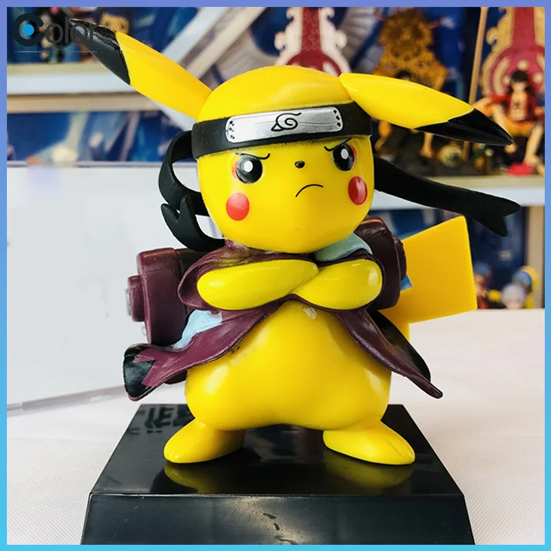 figurines-de-la-serie-pokemon-sage-pikachu-jouets-modeles-marchandise-anime-ornements-de-voiture-de-bureau-statues-cadeaux-pour-garcons-et-filles