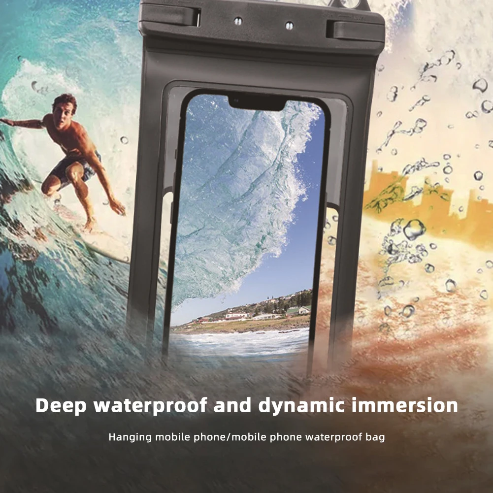 Caso de telefone impermeável universal celular saco seco acessórios móveis