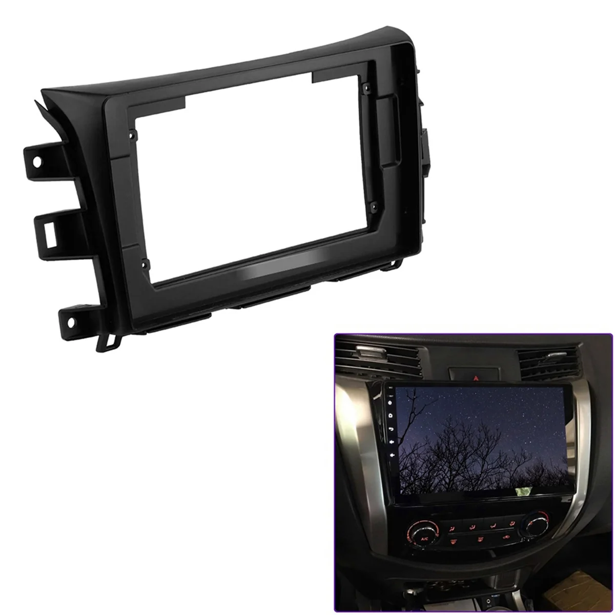 DVD Navegação e Conversão Frame para Nissan Navara 2014-2015, Carro 2 Fusos, 10.1 "Frame, Suporte de Conversão de Áudio