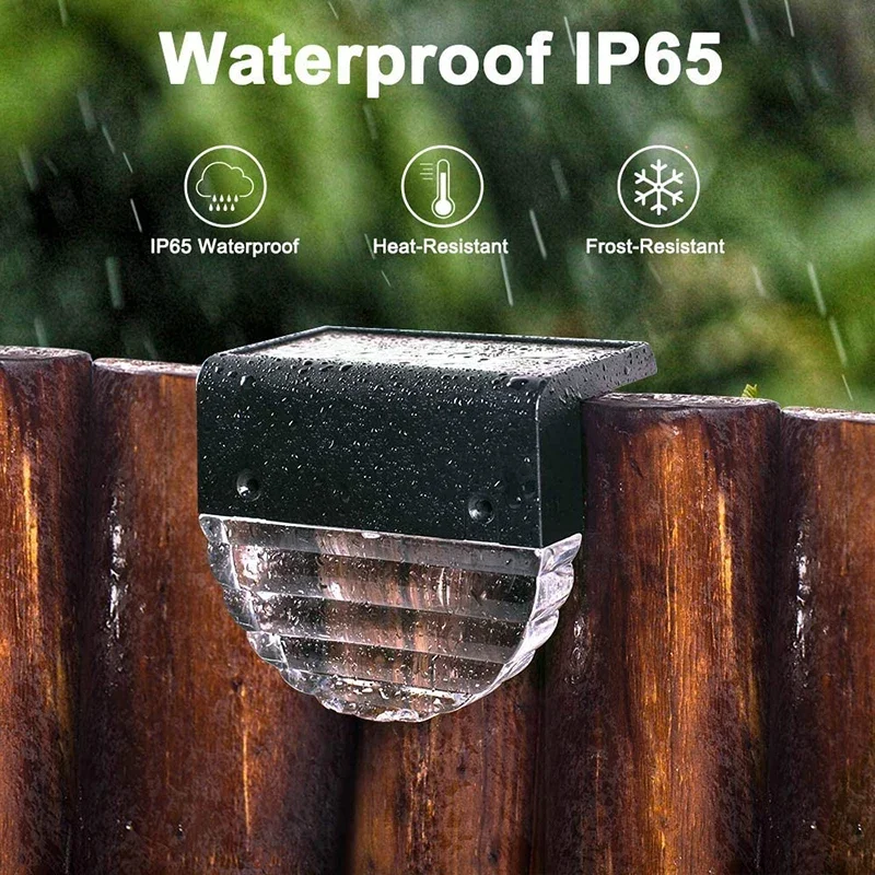 Bulk orders only,Contact customer service.​Outdoor Waterproof Color Changing LED Fence Lamp Solar Powered Deck Lights for Pool P