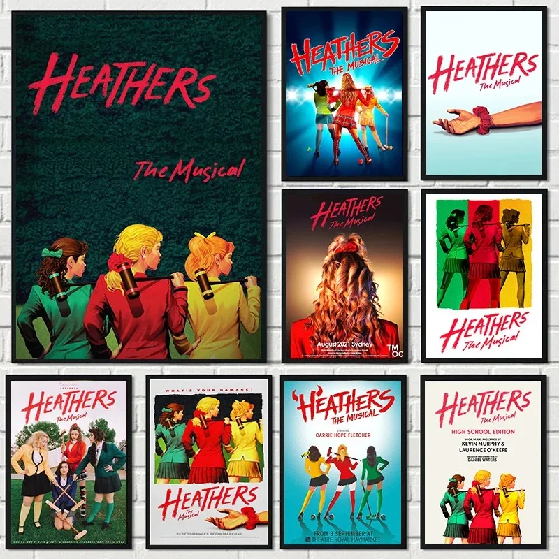 Póster Musical clásico para adolescentes, pintura en lienzo de Drama Musical, imágenes artísticas de pared impresas en HD, decoración de cine en casa para habitación, regalo