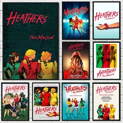 Classic Teenage Musical Heathers Poster Music Drama Canvas Painting HD Printed Wall Art Pictures Room Home Theater Decor Gift