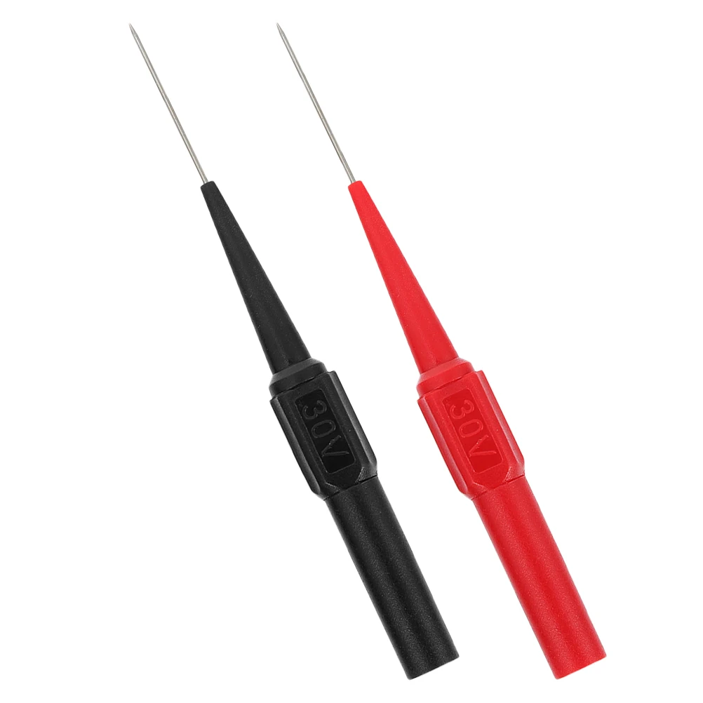 

2 шт., автомобильный зонд, ручки, неразрушающие иглы для прокалывания изоляции, мультиметр, комплект тестовых проводов для ремонта автомобильного тестера цепей