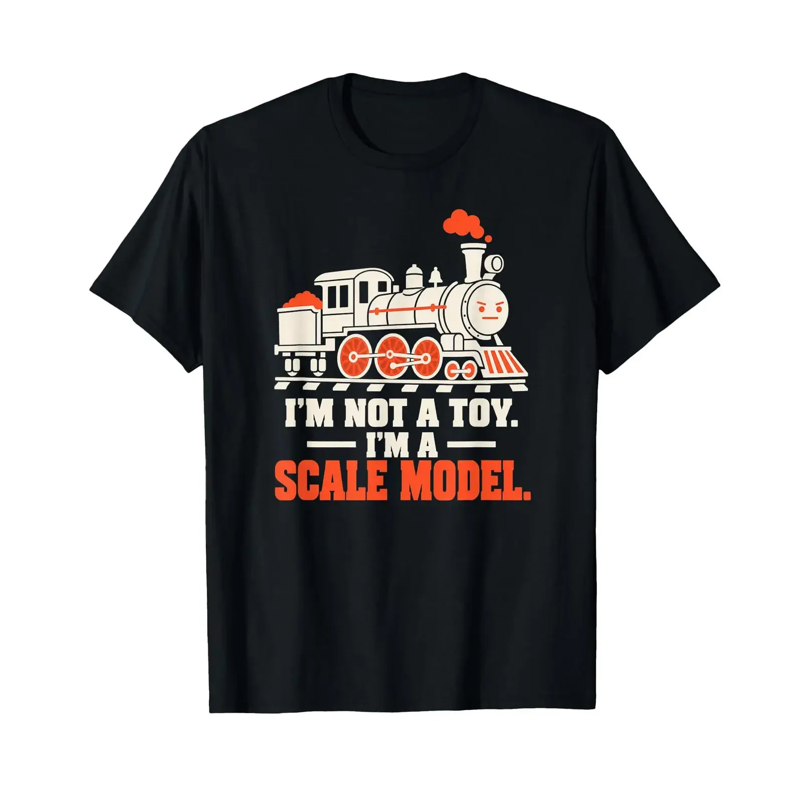 Modélisme ferroviaire Hobbyist I'm Not a Toy Scale Model T Shirt vintage Washed Casual Stylish Slightly Soft homme