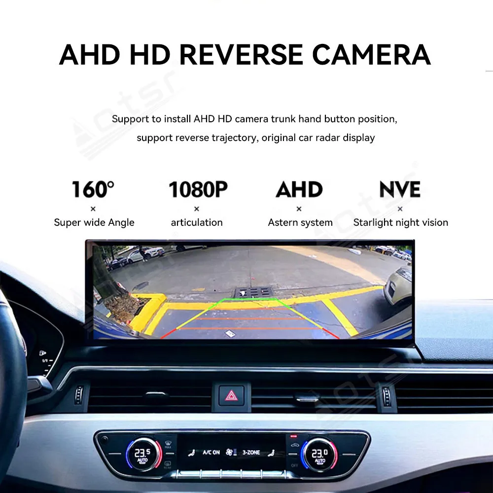 Radio Mobil Android 14.9'' Carplay LHD RHD Untuk Audi A4L A4 B8 B9 A5 S4 S5 2016-2020 GPS Multimedia Player Head Unit