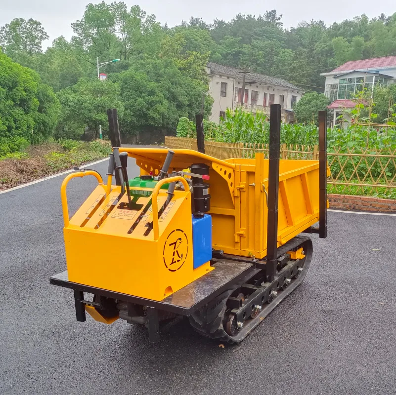 Tracked Mini Dumper Small Transporter MINI DUMPER With 1500Kg Load Capacity