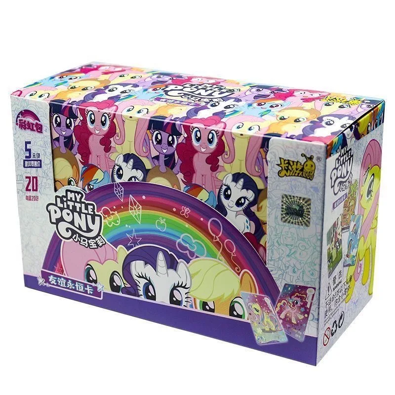 KAYOU Original My Little Pony Karten Regenbogen-Set 40. Jubiläum Limitierte Freundschafts-Ewigkeitskarten Seltene SC SGR Karten Spielzeug