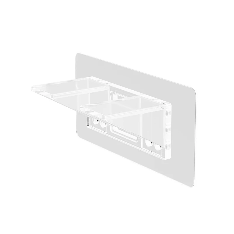 1pcs Acrylic Shelf Support Self Adhesive Cabinet Shelf Stand Wall Hanger Bracket Holder For Kitchen Bedroom